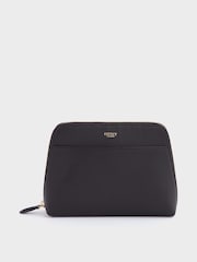 OSPREY LONDON The Medium Luna Leather Make-Up Black Bag - Image 3 of 5