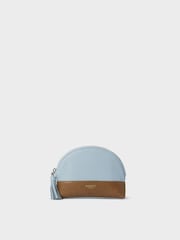 Osprey London Blue The Savanna Leather Make Up Bag - Image 1 of 5