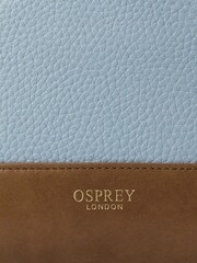 Osprey London Blue The Savanna Leather Make Up Bag - Image 5 of 5