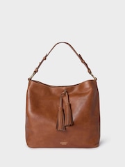 OSPREY LONDON The Vintage Savanna Leather Hobo Brown Bag - Image 2 of 6