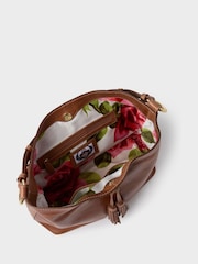 OSPREY LONDON The Vintage Savanna Leather Hobo Brown Bag - Image 4 of 6
