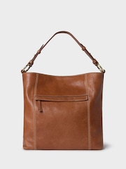 OSPREY LONDON The Vintage Savanna Leather Hobo Brown Bag - Image 5 of 6