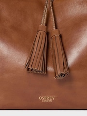 OSPREY LONDON The Vintage Savanna Leather Hobo Brown Bag - Image 6 of 6