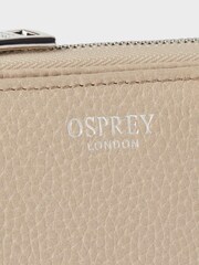Osprey London Natural The Stella Medium Leather Zip Purse - Image 5 of 5