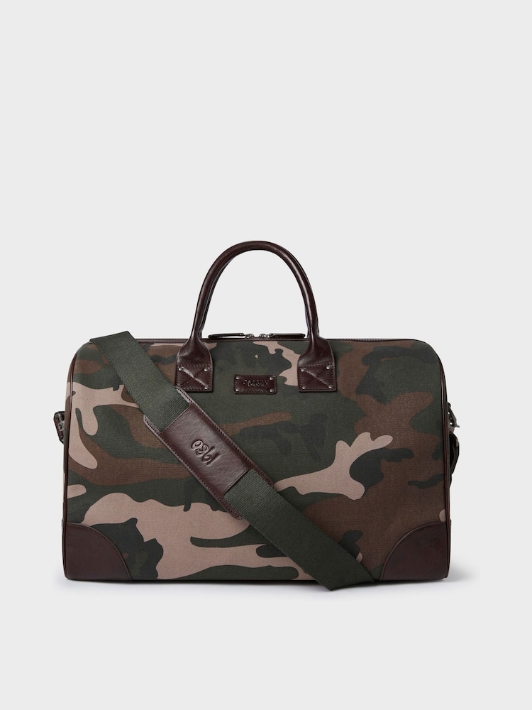 OSPREY LONDON Green The Maverick Canvas and Leather Stowaway Bag - Image 1 of 7