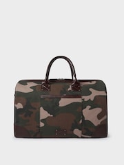OSPREY LONDON Green The Maverick Canvas and Leather Stowaway Bag - Image 5 of 7