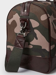 OSPREY LONDON Green The Maverick Canvas and Leather Stowaway Bag - Image 6 of 7