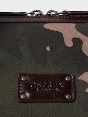 OSPREY LONDON Green The Maverick Canvas and Leather Stowaway Bag - Image 7 of 7
