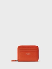 OSPREY LONDON Small The Lyra Leather RFID Zip  Purse - Image 1 of 5