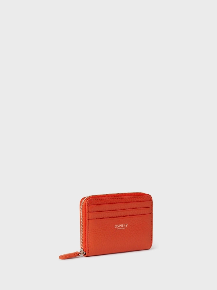 OSPREY LONDON Small The Lyra Leather RFID Zip  Purse - Image 2 of 5