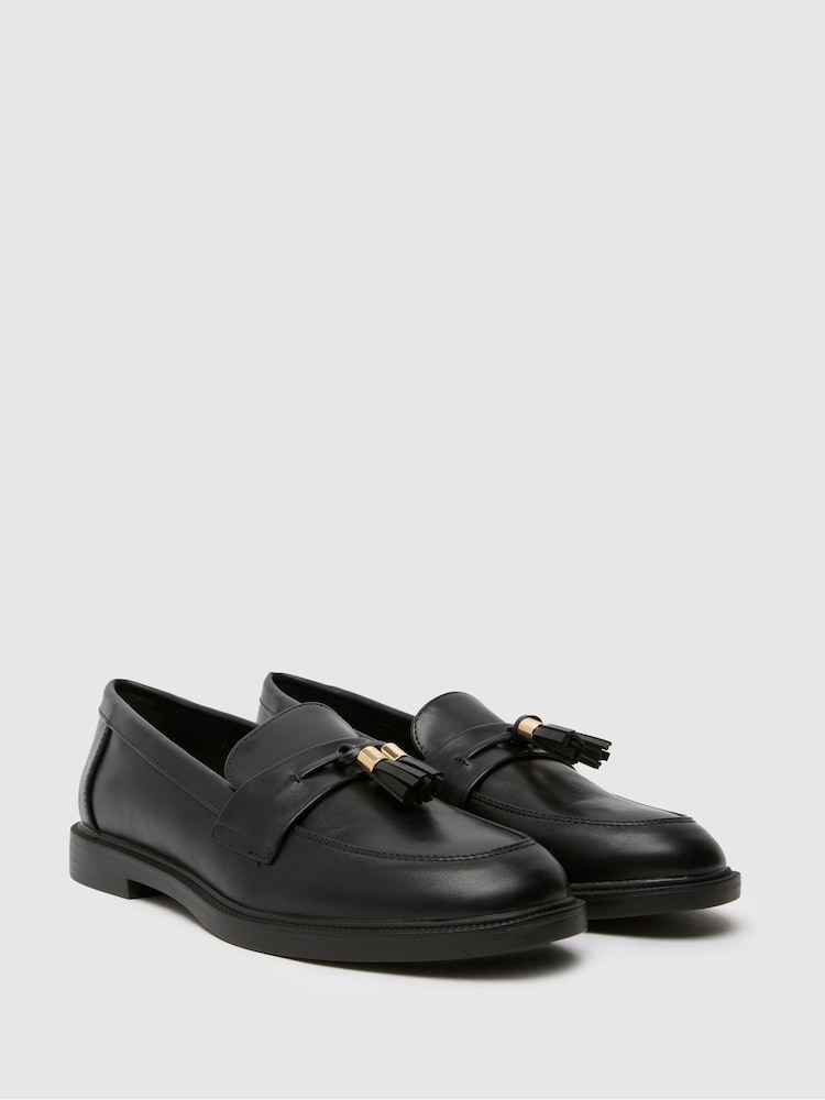 črna - Schuh Lohan Tassel mokasini - Slika 2 iz 4