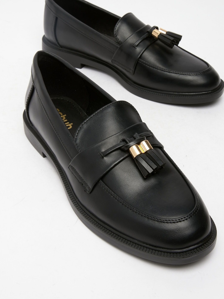 črna - Schuh Lohan Tassel mokasini - Slika 4 iz 4