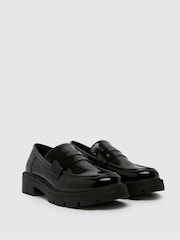 Schuh Livia Chunky Patent črna mokasini - Slika 2 iz 4