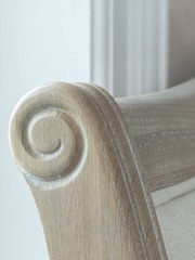 Willis & Gambier Oak Camille Wooden & Upholstered With Footend Bed - Image 2 of 4