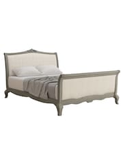 Willis & Gambier Oak Camille Wooden & Upholstered With Footend Bed - Image 3 of 4