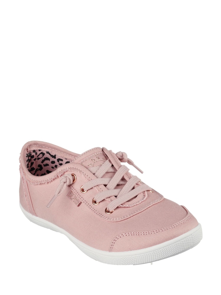 Skechers Pink Womens Bobs B Cute Trainers - Image 3 of 5