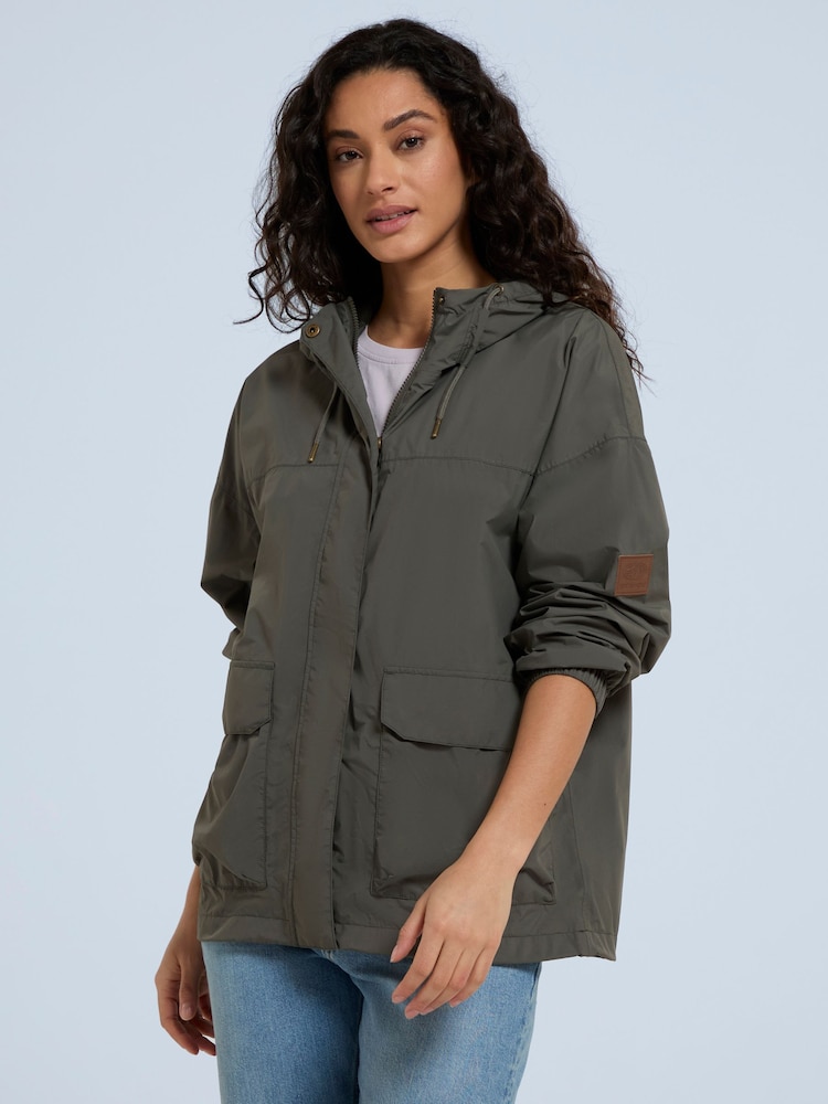 Animal Green Womens Urban Waterproof Jacket - Image 1 of 4