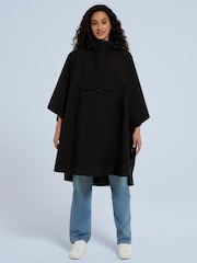 Animal Black Pace Womens Waterproof Poncho - Image 1 of 4