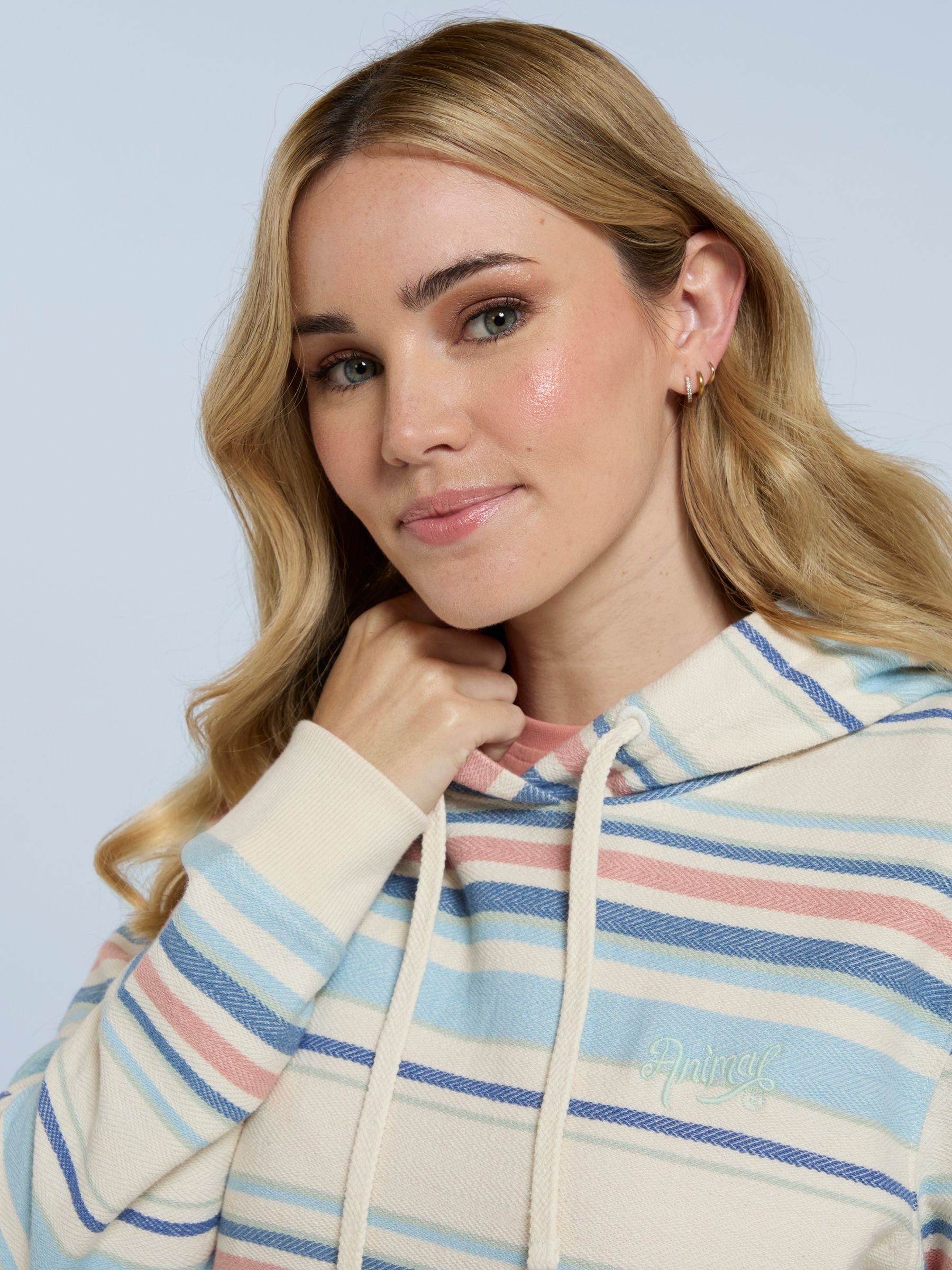 Buy Animal Pink Womens Lila Organic Beach Hoodie from Next Malta