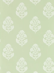 Clarke and Clarke Sage Standen Wallpaper Sample - Image 1 of 1