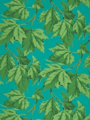 Harlequin Dappled Leaf Emerald Dappled Leaf Wallpaper Sample - Image 1 of 1