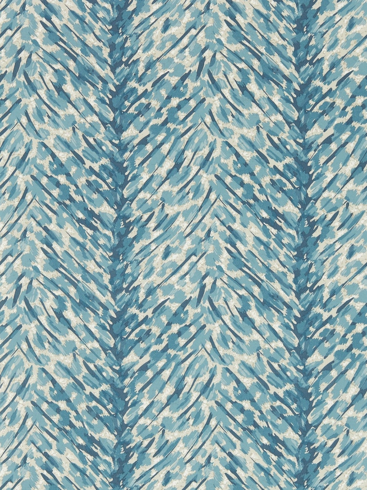 Clarke and Clarke Denim Pokot Wallpaper Sample - Image 1 of 1