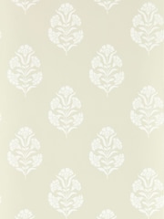 Clarke and Clarke Natural Standen Wallpaper Sample - Image 1 of 1