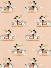 Sanderson Candy Floss Minnie On The Move Wallpaper Sample - Image 1 of 1