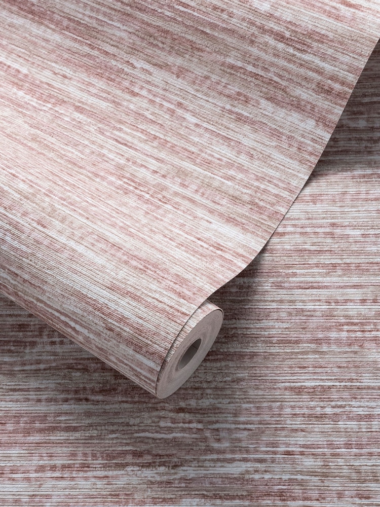 Clarke and Clarke Dritto Blush Dritto Wallpaper Sample - Image 1 of 1