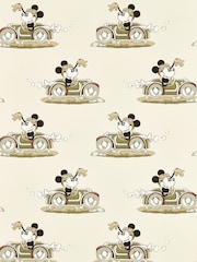 Sanderson Babyccino Minnie On The Move Wallpaper Sample - Image 1 of 1