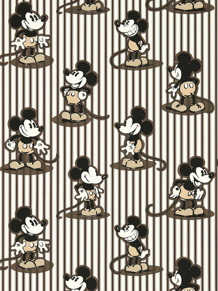 Sanderson Humbug Mickey Stripe Wallpaper Sample - Image 1 of 1