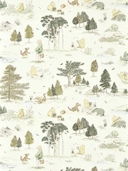 Sanderson Macaron Green Winnie The Pooh Wallpaper Sample - Image 1 of 1