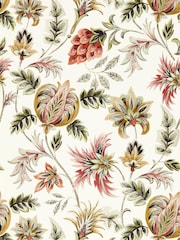 Clarke and Clarke Blush Sage Sizergh Wallpaper Sample - Image 1 of 1