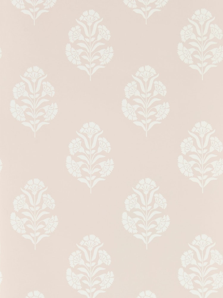 Clarke and Clarke Blush Standen Wallpaper Sample - Image 1 of 1