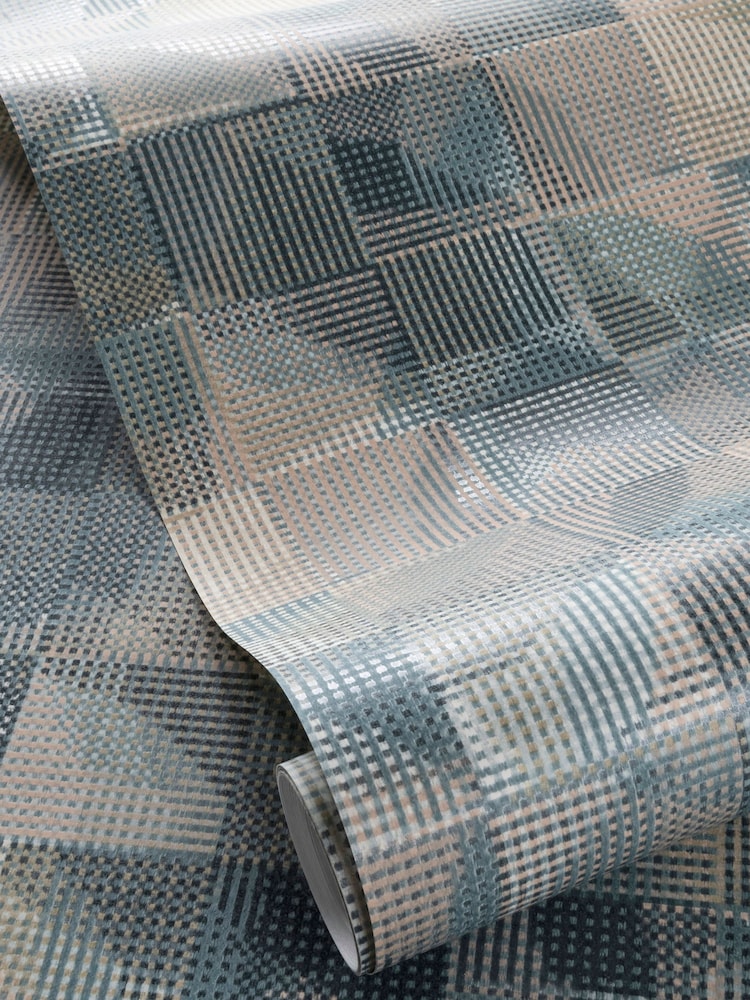 Clarke and Clarke Impatto Mineral Impatto Wallpaper Sample - Image 1 of 1