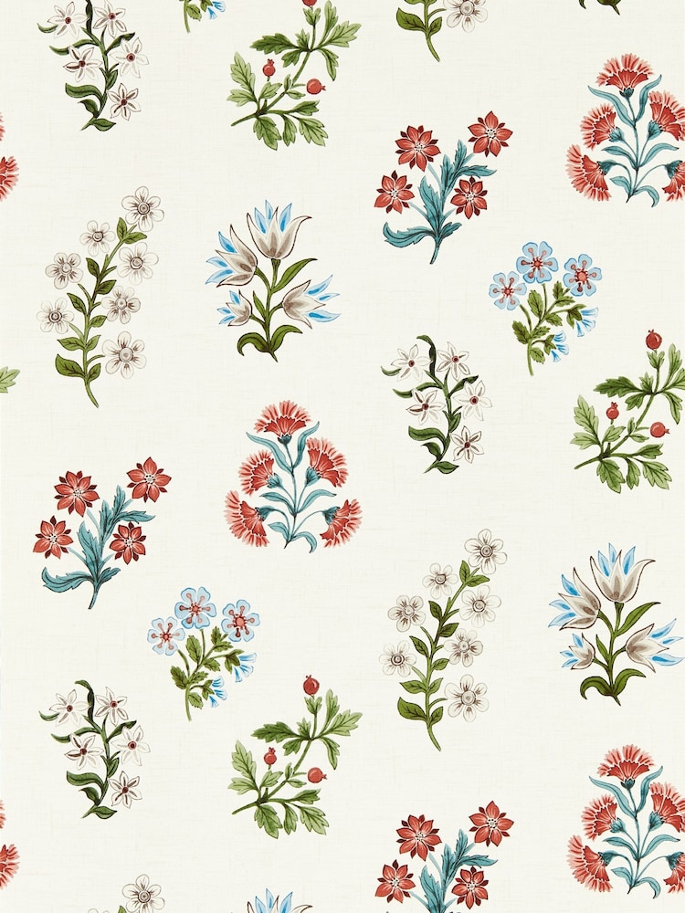 Clarke and Clarke Coral Leiden Wallpaper Sample - Image 1 of 1