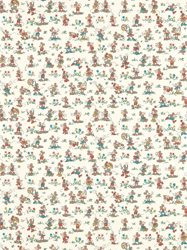 Sanderson Allsorts Mickey & Minnie Wallpaper Sample - Image 2 of 2