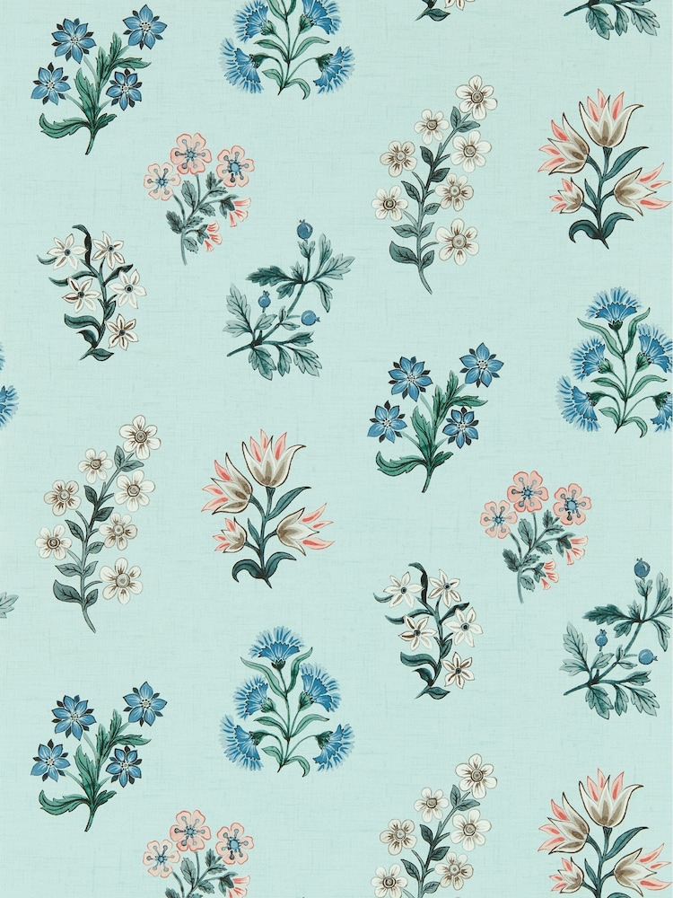 Clarke and Clarke Seaglass Leiden Wallpaper Sample - Image 1 of 1