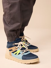 modra - Side Zip Lace-Up Trainers - Slika 1 iz 8