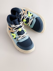 modra - Side Zip Lace-Up Trainers - Slika 5 iz 8