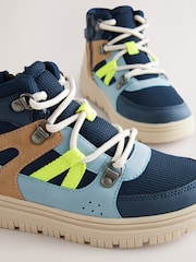 modra - Side Zip Lace-Up Trainers - Slika 6 iz 8
