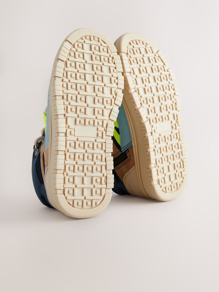 modra - Side Zip Lace-Up Trainers - Slika 8 iz 8