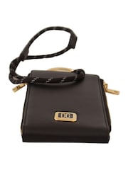 Dolce & Gabbana Leather Logo Plaque Neck Strap Card Coin Black Wallet - Image 4 of 6