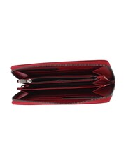 Dolce & Gabbana Red Dauphine Leather Zip Around Continental Wallet - Image 4 of 5