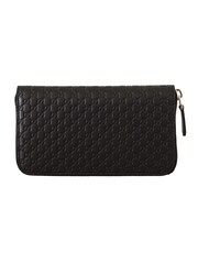Gucci Black Wallet Microguccissima Leather Zipper Wallet - Image 2 of 6