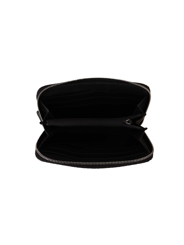 Gucci Black Wallet Microguccissima Leather Zipper Wallet - Image 6 of 6