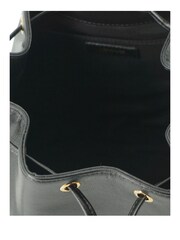 Versace Black Lamb Leather Versace Bucket Shoulder Bag with Medusa Logo - Image 5 of 5