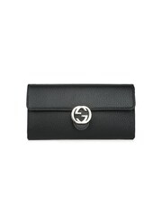 Gucci Black Calfskin Leather Shoulder Bag with Silver Hardware - Image 1 of 5