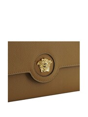 Versace Medusa Head Logo Calf Leather Brown Wallet with Gold Tone Hardware - Image 3 of 6
