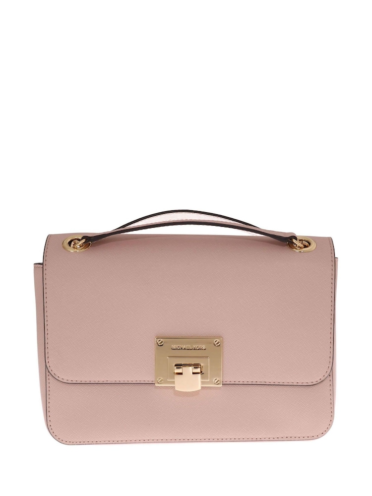 Michael Kors Pink Tina Leather Shoulder Bag - Image 1 of 6